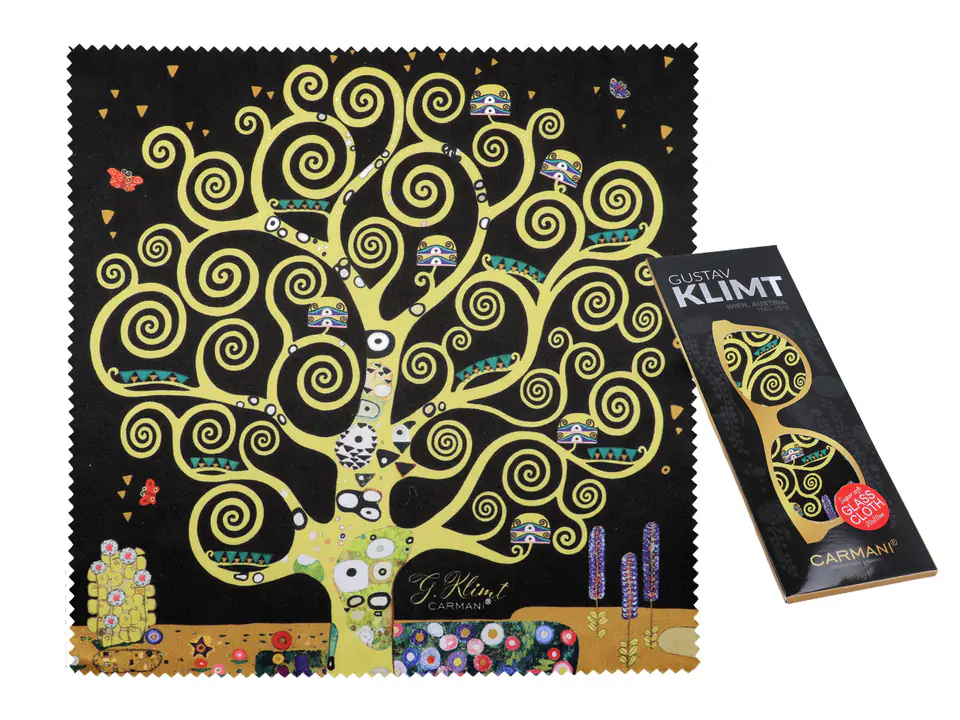 Ściereczka do okularów - G. Klimt, Drzewo życia (CARMANI) w sklepie Wasserman.eu