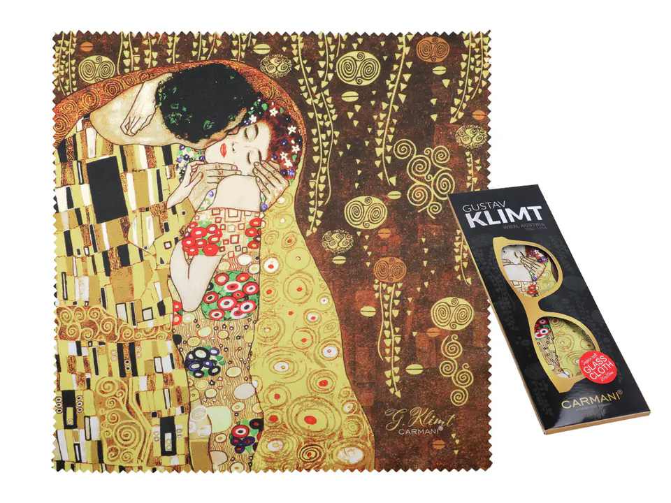 Ściereczka do okularów - G. Klimt, Pocałunek (CARMANI) w sklepie Wasserman.eu