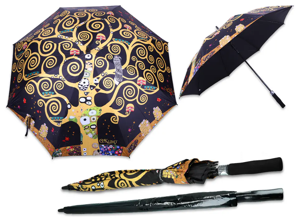 ⁨Automatic umbrella - G. Klimt, Tree of life (CARMANI)⁩ at Wasserman.eu