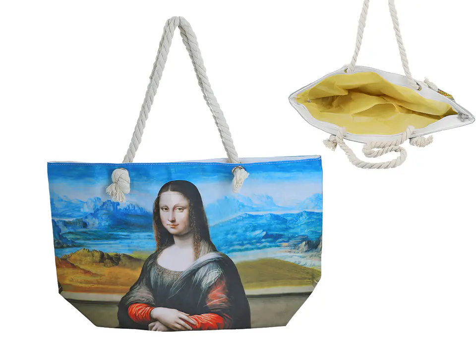 ⁨Bag with ears of string - L. Da Vinci, Mona Lisa⁩ at Wasserman.eu