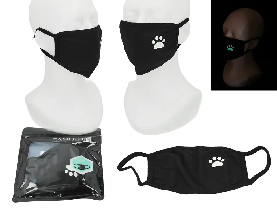 ⁨Maseczka ochronna - psia łapka⁩ w sklepie Wasserman.eu