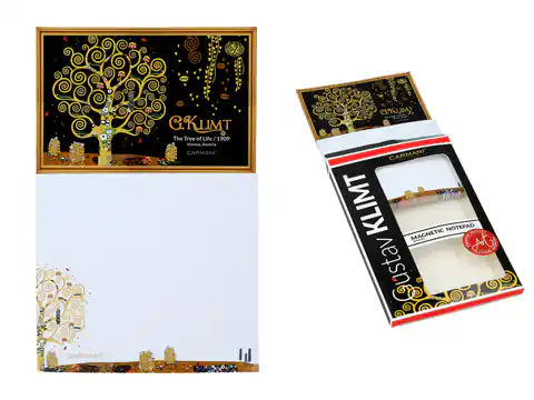 ⁨Notes magnetyczny, duży - G. Klimt, Drzewo życia (CARMANI)⁩ w sklepie Wasserman.eu