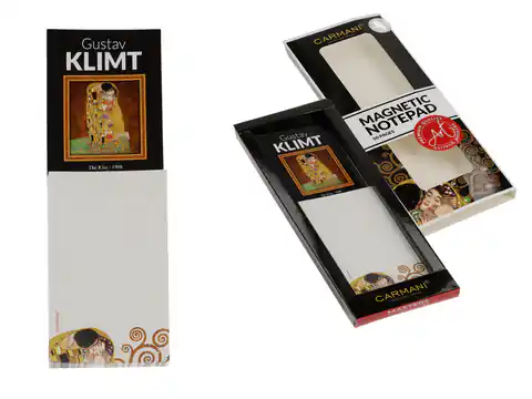 ⁨Notes magnetyczny - G. Klimt, Pocałunek (CARMANI)⁩ w sklepie Wasserman.eu