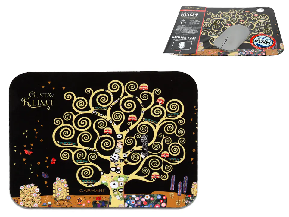 ⁨Computer Mouse Pad - G. Klimt, Tree of Life (CARMANI)⁩ at Wasserman.eu