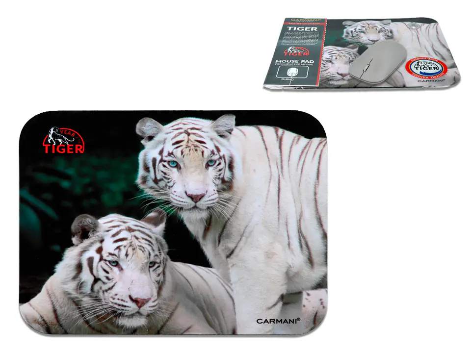 ⁨Computer Mouse Pad - Tigers (CARMANI)⁩ at Wasserman.eu