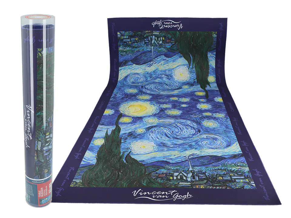 ⁨Table runner (wide) - V. van Gogh, Starry Night (CARMANI)⁩ at Wasserman.eu