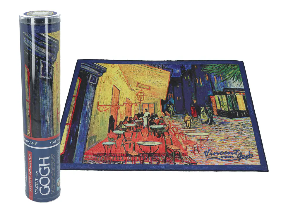 ⁨Table pad - V. van Gogh, Terrace Cafe at night (CARMANI)⁩ at Wasserman.eu