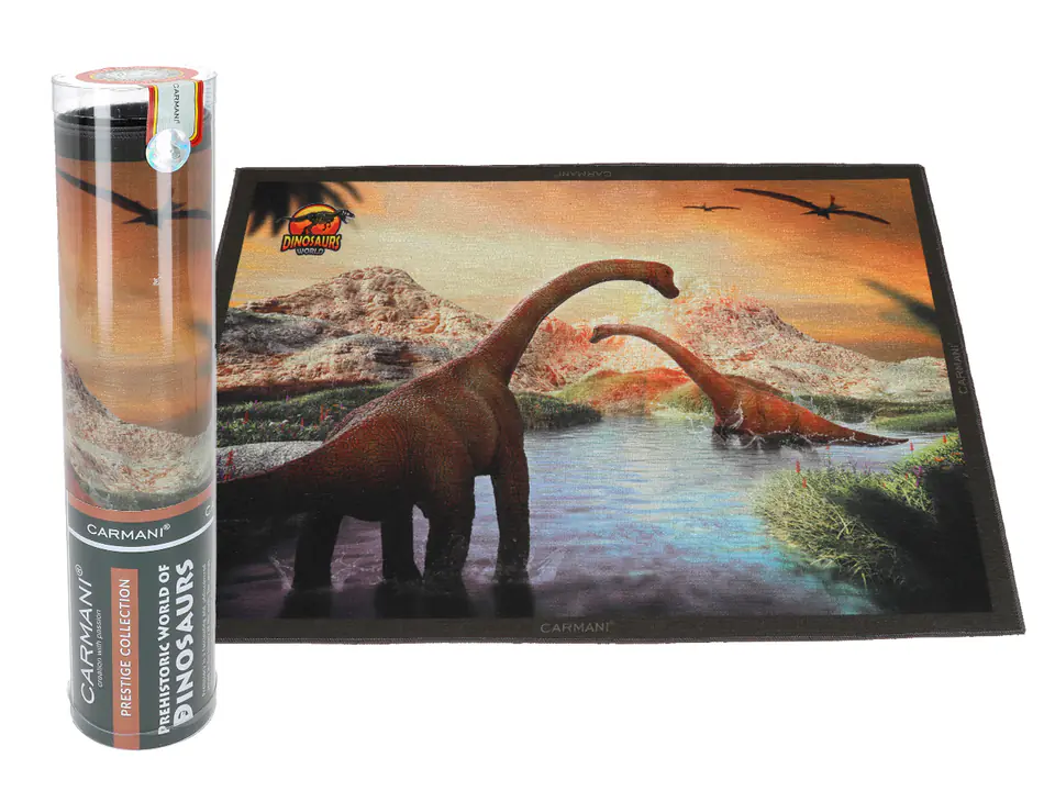 ⁨Podkładka na stół - Prehistoric World of Dinosaurs (CARMANI)⁩ w sklepie Wasserman.eu