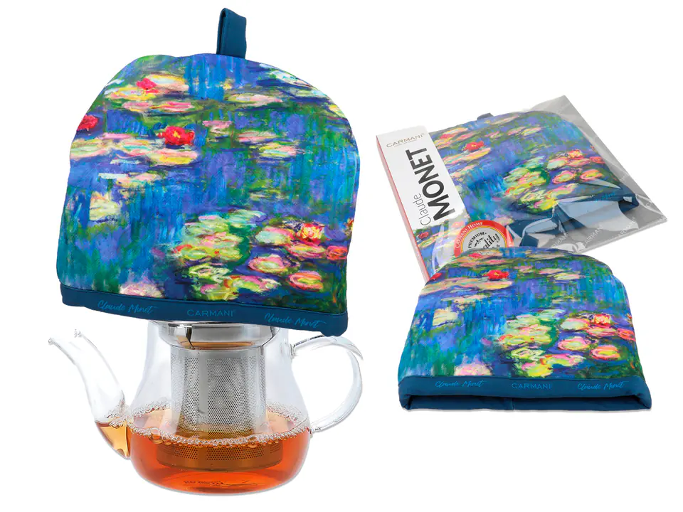 ⁨Small kettle warmer - C. Monet, Water lilies (CARMANI)⁩ at Wasserman.eu