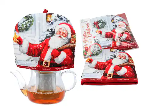 ⁨Ocieplacz na czajnik duży - Boże Narodzenie (CARMANI)⁩ w sklepie Wasserman.eu