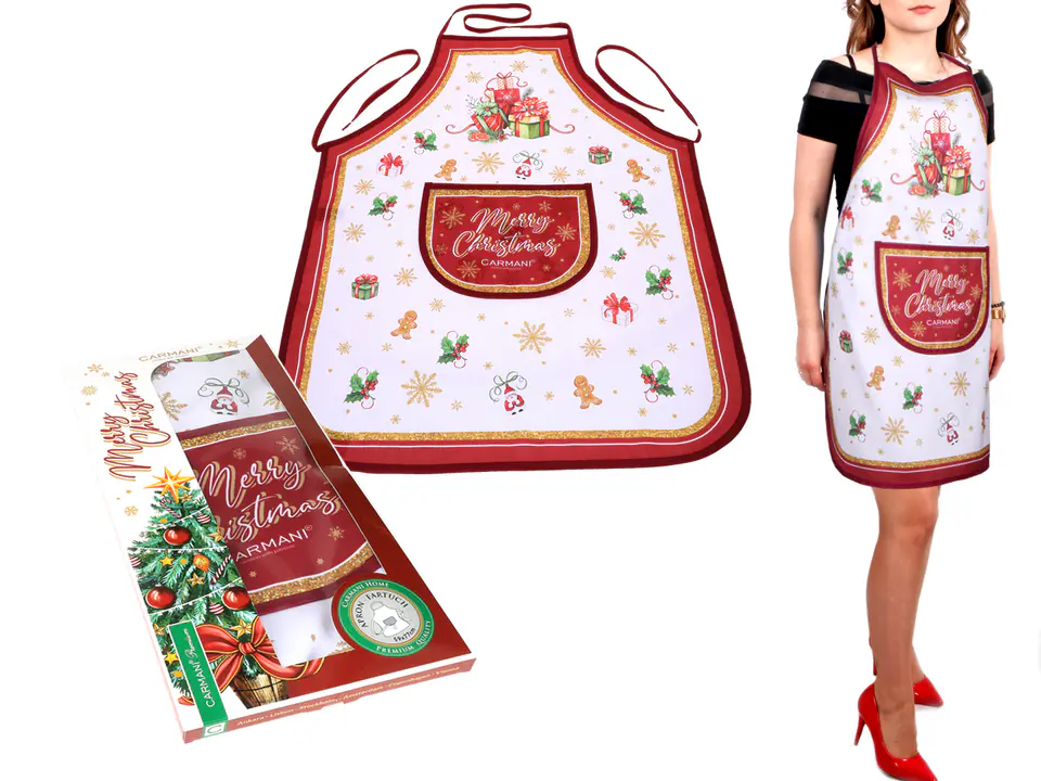 ⁨Kitchen apron - Christmas decoration (CARMANI)⁩ at Wasserman.eu