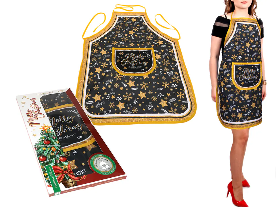 ⁨Kitchen apron - Christmas decoration (CARMANI)⁩ at Wasserman.eu