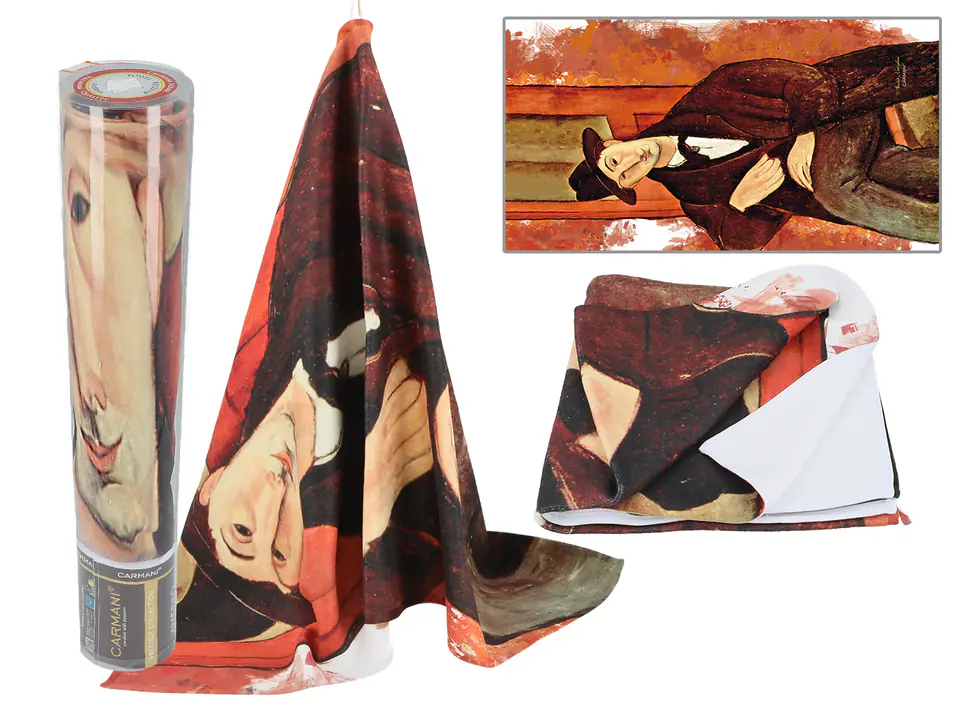 ⁨Towel (large) - A. Modigliani, Mario Varvogli (CARMANI)⁩ at Wasserman.eu
