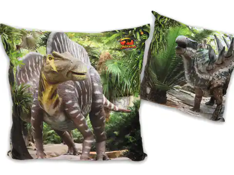 ⁨Pillow with filling/slider - Prehistoric World of Dinosaurs (CARMANI)⁩ at Wasserman.eu