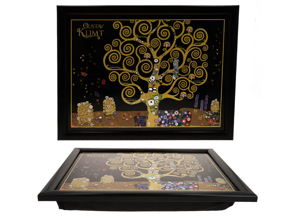 ⁨Laptop stand - G. Klimt, Tree of Life (CARMANI)⁩ at Wasserman.eu