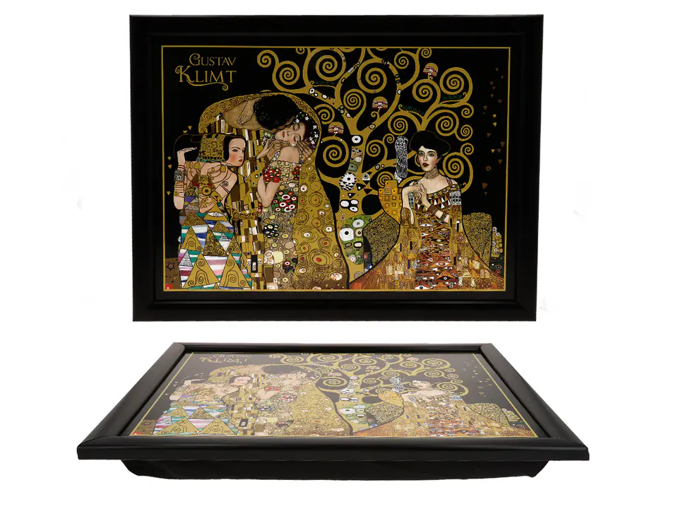 ⁨Laptop stand - G. Klimt, Collage (CARMANI)⁩ at Wasserman.eu