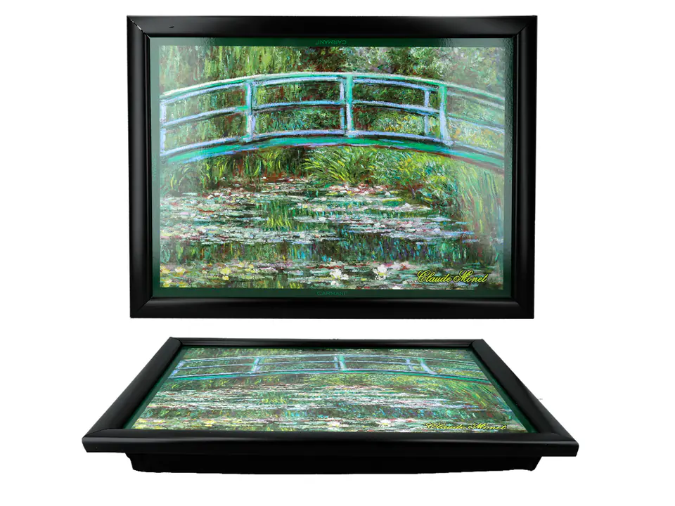 ⁨Laptop stand - C. Monet, Nenufary (CARMANI)⁩ at Wasserman.eu