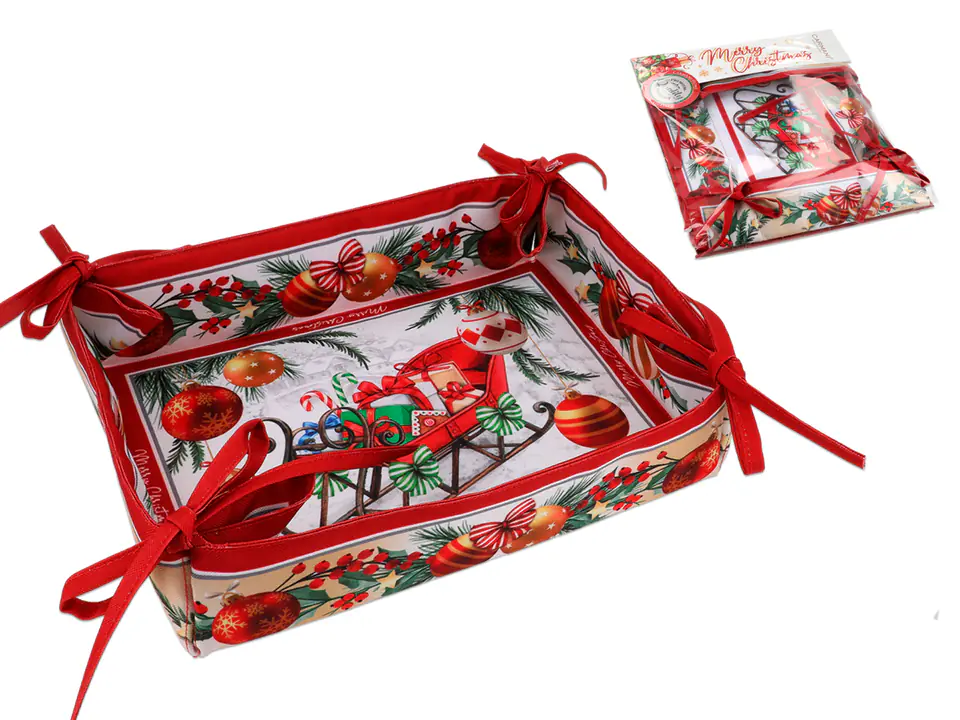 ⁨Large bread basket - Christmas (CARMANI)⁩ at Wasserman.eu