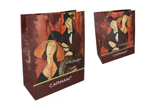⁨Torebka prezentowa - A. Modigliani, mała (CARMANI)⁩ w sklepie Wasserman.eu