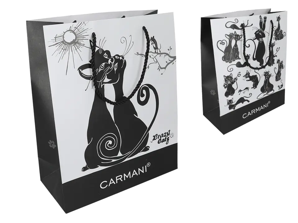 ⁨Gift bag - Cat world, medium (CARMANI)⁩ at Wasserman.eu