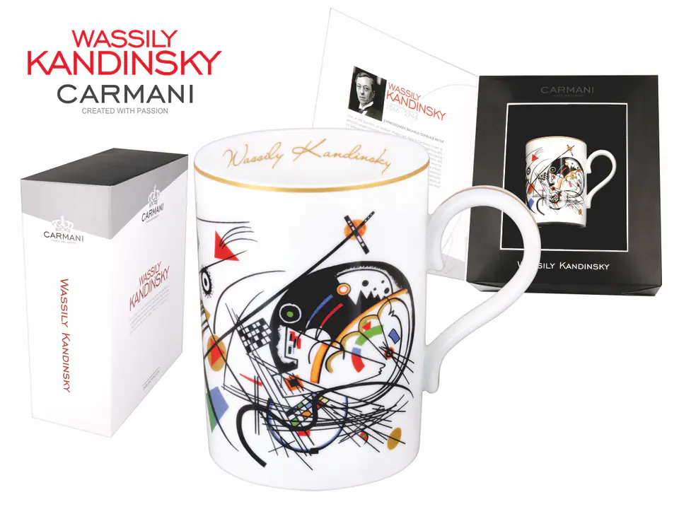 ⁨Mug - Wassily Kandinsky. Transverse line /1923r.⁩ at Wasserman.eu