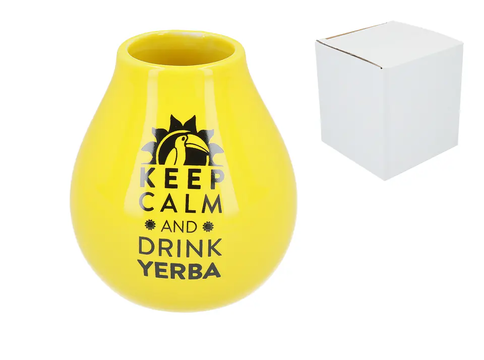 Matero Ceramico LUKA YELLOW z logo MATE GREEN w sklepie Wasserman.eu