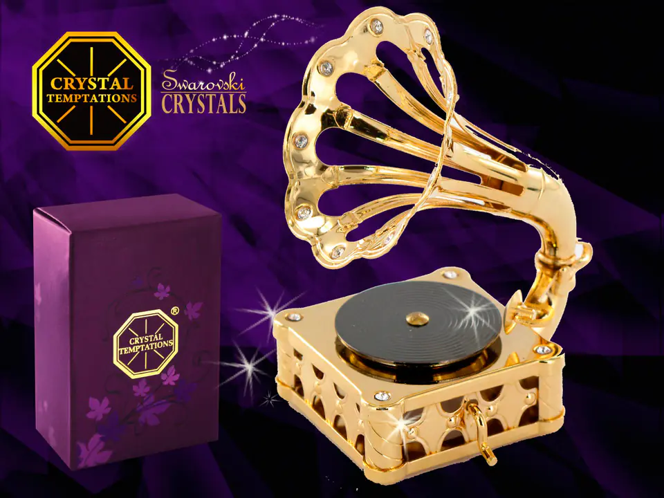 ⁨Gramofon -  products with Swarovski Crystals⁩ w sklepie Wasserman.eu