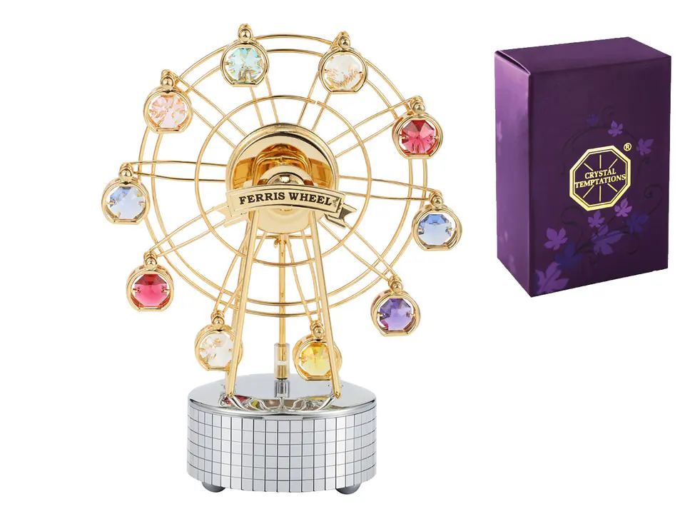 ⁨Music box Ferris wheel - products with Swarovski Crystals⁩ at Wasserman.eu