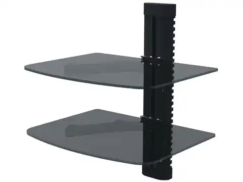 ⁨TV shelf. Glass, double DVD, decoder, Red Eagle TWO 2 console⁩ at Wasserman.eu
