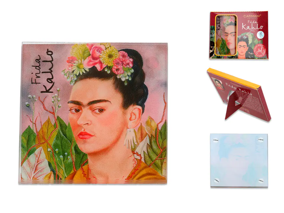 ⁨Podkładka szklana - F. Kahlo (CARMANI)⁩ w sklepie Wasserman.eu