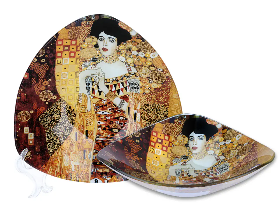 ⁨Plate bowl - G. Klimt, Adela - 17x17cm⁩ at Wasserman.eu