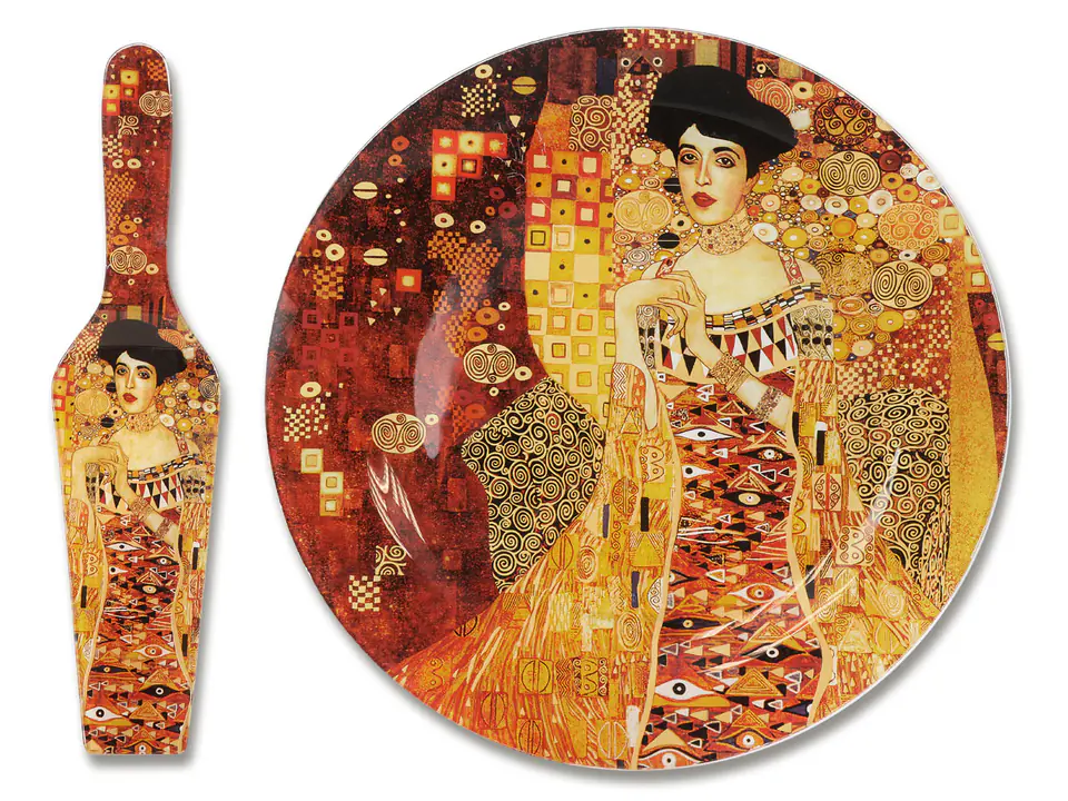 ⁨Dessert plate with spatula - G.Klimt, Adela di.30cm⁩ at Wasserman.eu