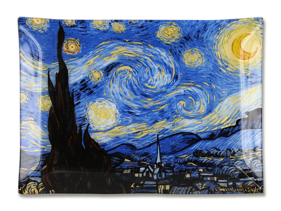 ⁨Decorative plate - V. van Gogh, Starry Night 20x28cm⁩ at Wasserman.eu