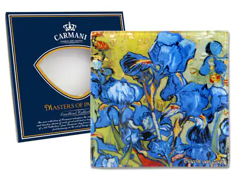⁨Decorative plate - V. van Gogh, Irises⁩ at Wasserman.eu