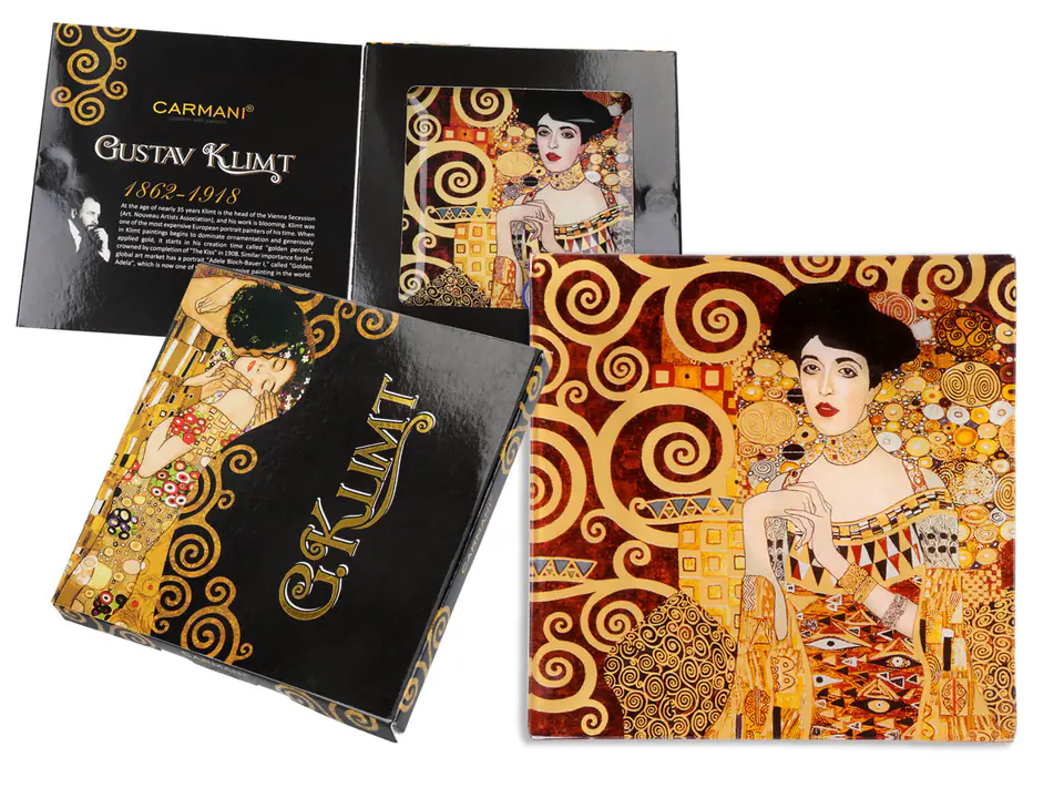 ⁨Talerz dekoracyjny - G. Klimt, Adela (CARMANI)⁩ w sklepie Wasserman.eu