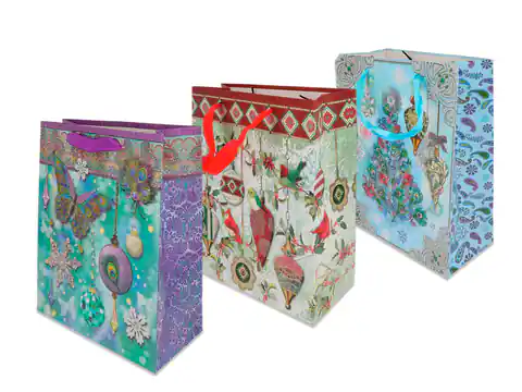 ⁨Christmas gift bag, medium (pattern to choose from)⁩ at Wasserman.eu