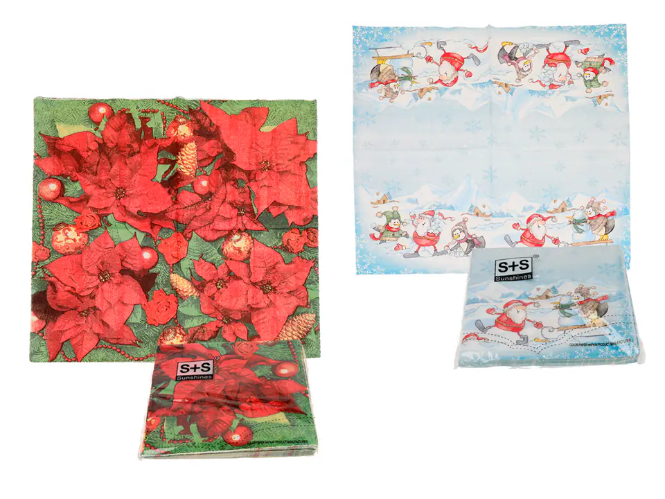 ⁨Paper napkins - Christmas (pattern to choose from)⁩ at Wasserman.eu