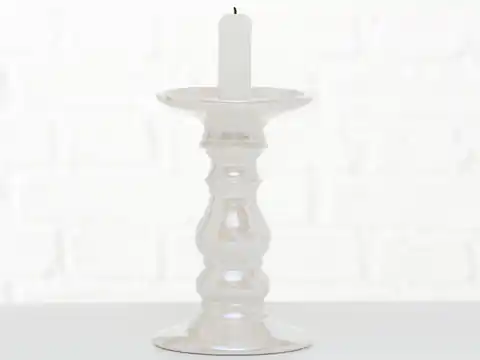 ⁨Ceramic candle holder. white small⁩ at Wasserman.eu