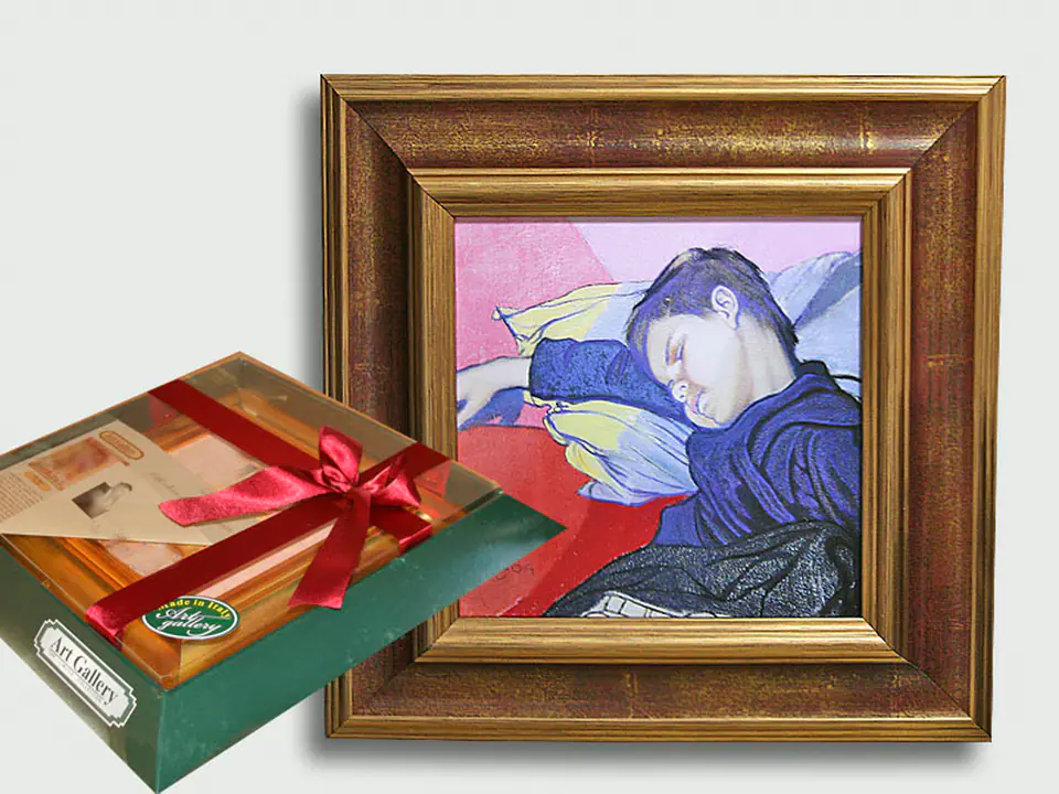 ⁨Painting Wyspiański - Sleeping Mietek⁩ at Wasserman.eu