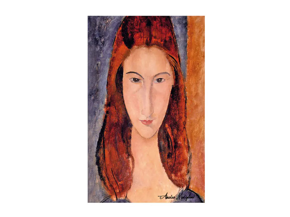 ⁨Obraz - A. Modigliani, Jeanne Hebuterne (CARMANI)⁩ w sklepie Wasserman.eu