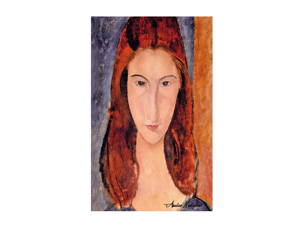 ⁨Painting - A. Modigliani, Jeanne Hebuterne (CARMANI)⁩ at Wasserman.eu