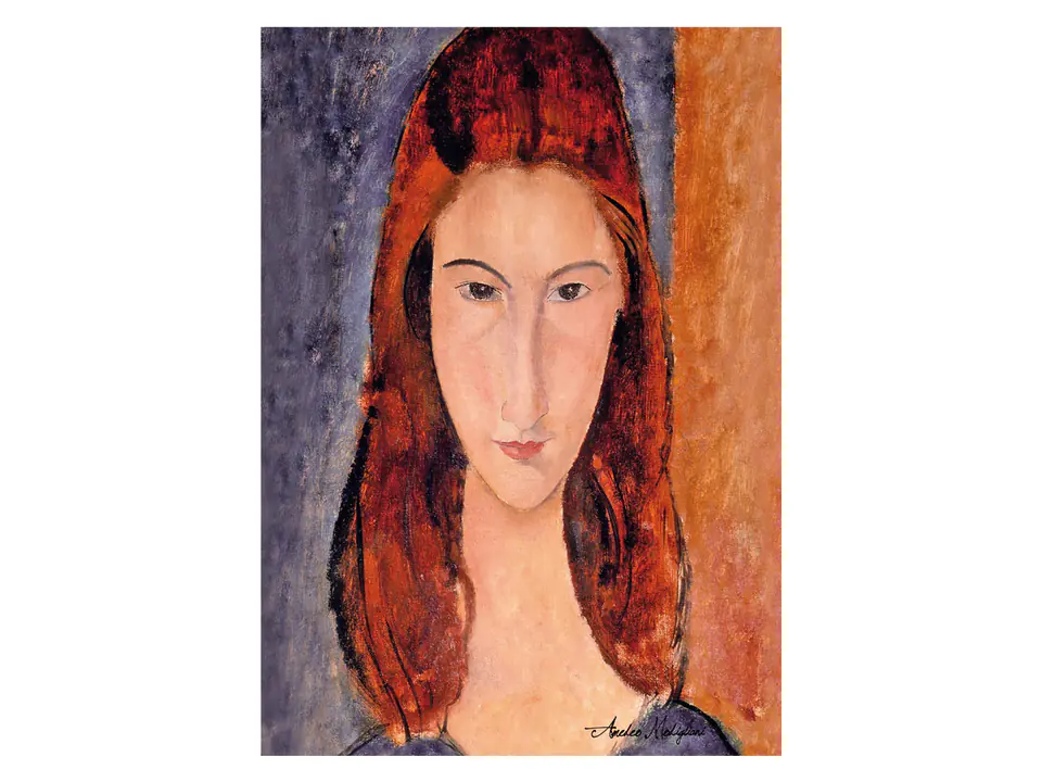 ⁨Obraz - A. Modigliani, Jeanne Hebuterne (CARMANI)⁩ w sklepie Wasserman.eu