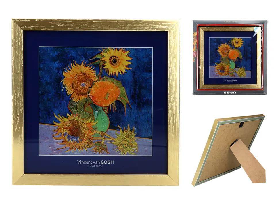 ⁨Picture - V. van Gogh, 4 sunflowers (CARMANI)⁩ at Wasserman.eu