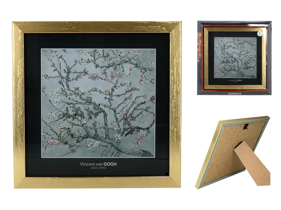 ⁨Picture - V. van Gogh, Blooming almond tree, silver (CARMANI)⁩ at Wasserman.eu