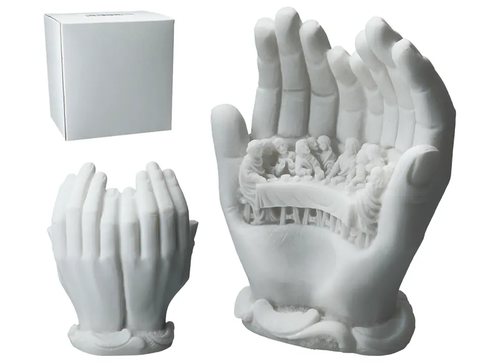Ostatnia wieczerza - w dłoniach -alabaster grecki w sklepie Wasserman.eu