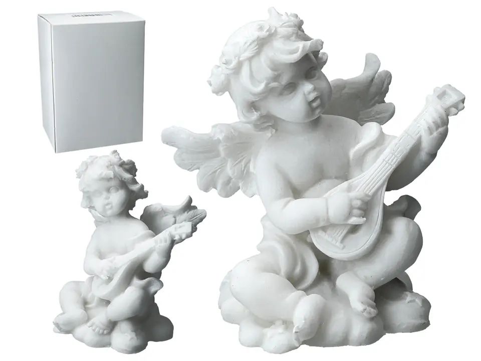 Aniołek grający na gitarze - alabaster grecki w sklepie Wasserman.eu