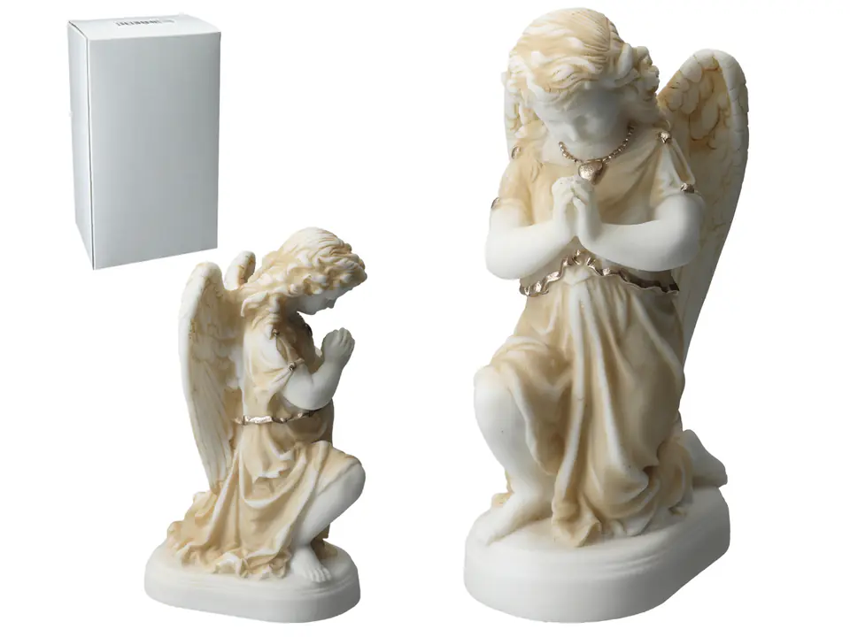 ⁨Anioł klęczący - alabaster grecki⁩ w sklepie Wasserman.eu