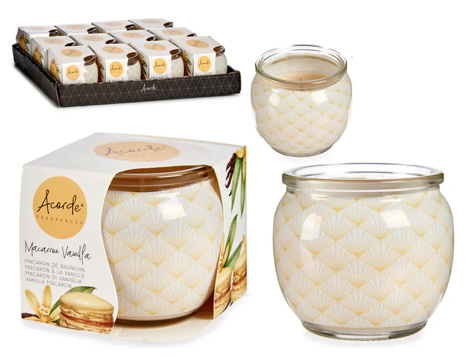 Kpl. 12 świec zapachowych w szkle - Vanilla Maracoon w sklepie Wasserman.eu