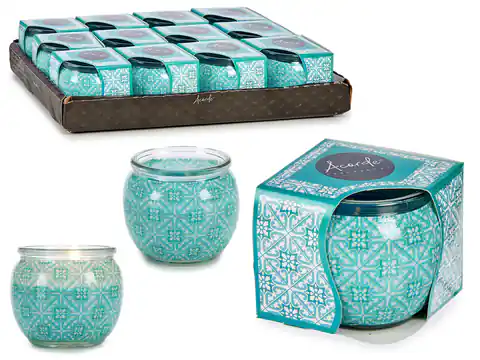 ⁨Set of 12 scented candles in glass - Fresh bedding⁩ at Wasserman.eu