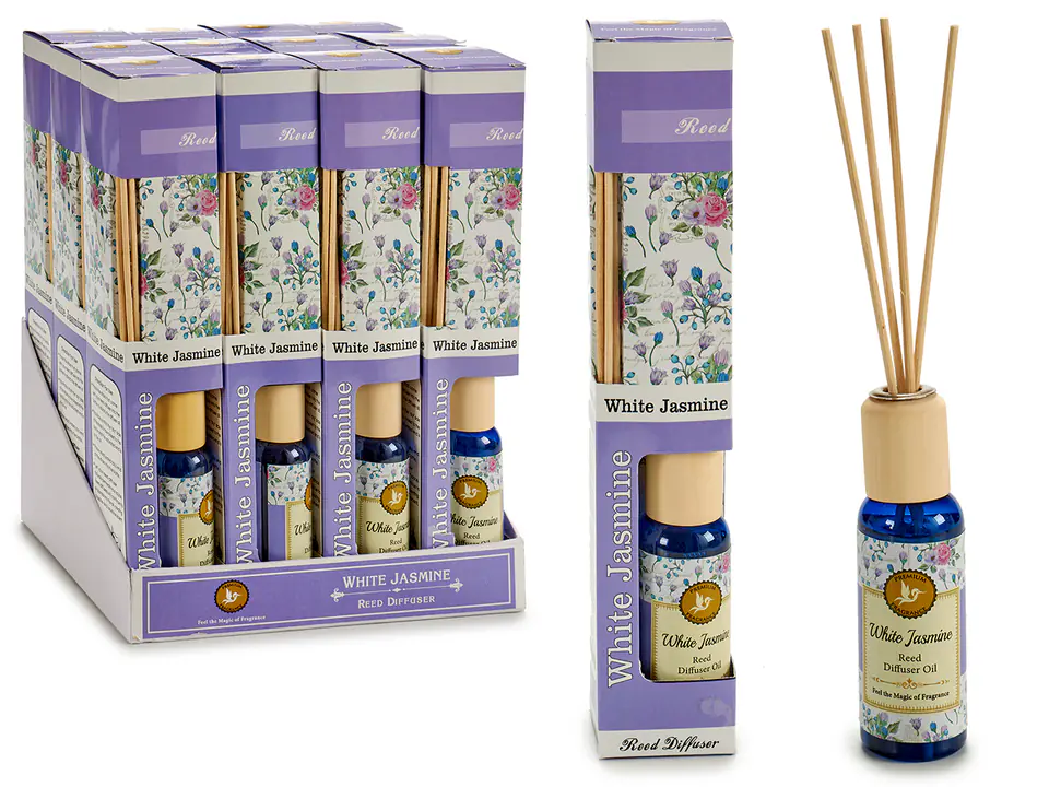 Set of 12 fragrance diffusers - Jasmine at Wasserman.eu